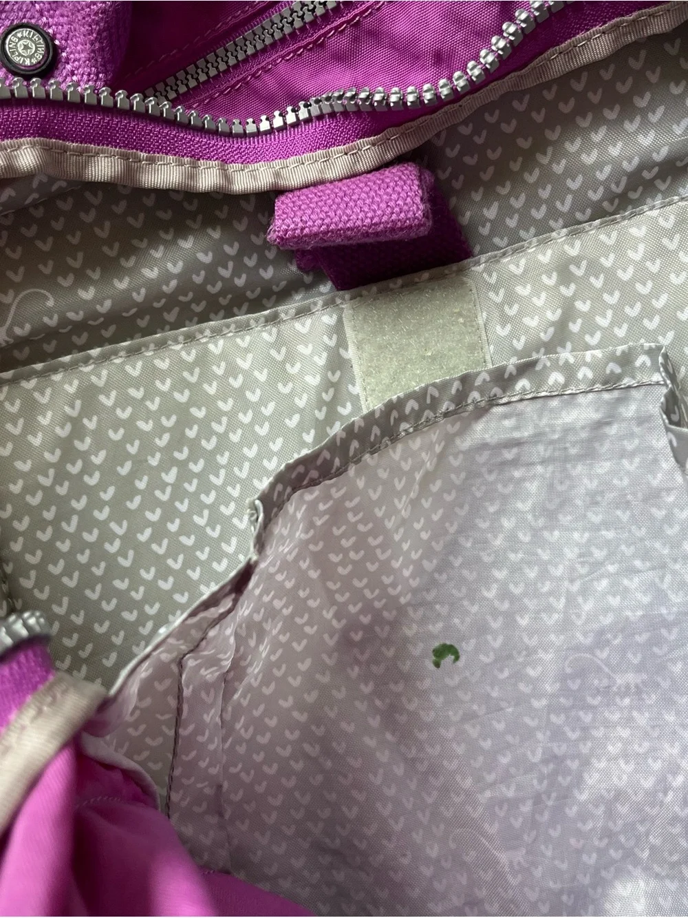 Kipling Magenta Purple Backpack